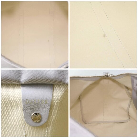 LOUIS VUITTON Monogram Keepall Bandouliere 50 Boston Bag White M44643 LV 37882S - Picture 15 of 16